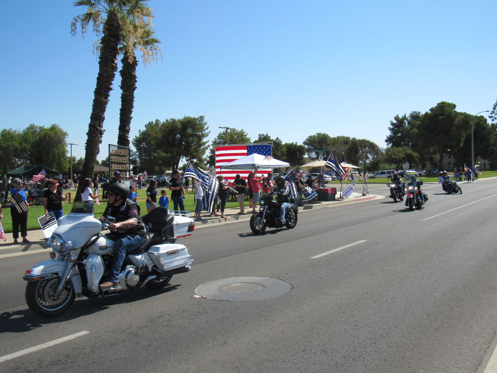Back the Blue Rally